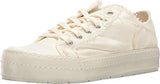 Mm6 Maison Margiela Canvas Low Sneaker White Canvas Shoe