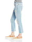 Karlie Bell Bottom Crop In, Turquoise Vintage, 26