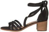 Revere Dress Sandal Black Suede 7 M Us