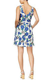 Sleeveless FloralPrint Fit & Flare Dress