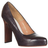 Maison Martin Margiela Brown Leather Flat Heel Pumps Court Shoes Brown 8