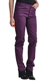 Purple Skinny Casual Pants Us 26/4 It 40