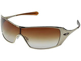 Dart Sunglasses Polished Gold, Brown Gradient