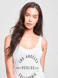 Rcklss Native Double Scoop Tank White L Tops Tanks White