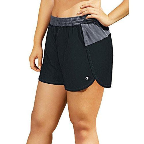 Plussize Sport Short 5 Blackmedium Grey 3X