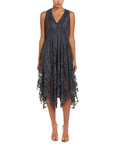 Alternative Hem Lace Midi, Grey, 10