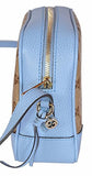 Canvas Leather Gg Ssima Small Bree Crossbody Purse Beigeblue