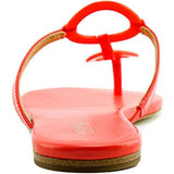Michael Michael Kors Claudia Flat Sandal Coral Reef Patent Sandal 7 M