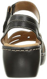 Clarks Delana Varro Dress Sandal Black Leather 8 M Us