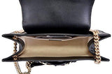 Gucci Small Black Gg Guccissima Leather Emily Crossbody Handbag