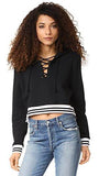 Hudson Long Sleeve Cropped Hoodie, Ruckus, Medium