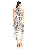 Karen Kane Butterfly HiLo Hem Dress, Print, S
