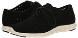 Zerogrand Wing Ox Oxford Black Suede 8 B Us