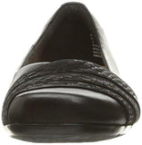Blanche Cacee Flat Black Leather 7 M Us