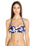 Bloomin Bombshell Twist Bandeau Bikini Top, Navy, 10