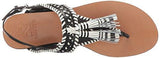 Vince Camuto Rebeka Flat Sandal Blackpicket 7 M Us