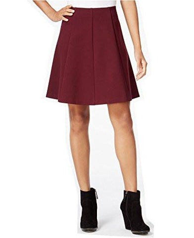 Hollywood ALine Skirt Large, Vintage Wine