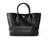 Prada 1Bg694 Uwl F0002 Black Leather Shoulder Bag
