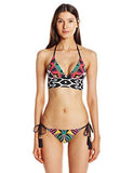 Africana Crop Triangle Bikini Top Multi 4