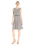 Mandarin Collar Jacket Dress, Navy/Tan, 12