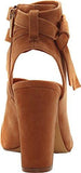 Vince Camuto Sammson Block Heel Sandalmaple Brown True Suede 9
