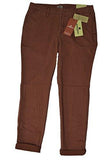 Washed Cropped Sunday Chino Pants With 27 Inseam Red Clay 16