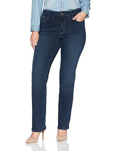 Plus Size Marilyn Straight Leg Jeans In Future Fit Denim, Rome, 22W
