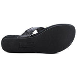 Ryaa Us 75 Black Thong Sandal