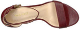 Nine West Dempsey Leather Sandal Oxblood 8 Medium Us