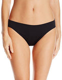 Wide Band Scoop Full Coverage Swimsuit Bikini Bottom Black S