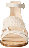 Nine West Vernell Leather Wedge Sandal Off White 95 M Us