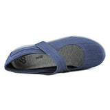 Sillian Bella Mary Jane Flat Blue Denim 11 M Us