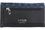 Guess G Lux Denim Slim Clutch Trifold Wallet