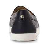 Michael Michael Kors Callahan Moc Navy Tumbled Leather 7 M