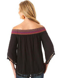 Off The Shoulder Top Black XLarge