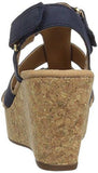 Annadel Orchid Wedge Sandal Navy 65 M Us