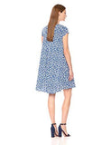 Karen Kane Print Maggie Trapeze Dress, Cobalt, M