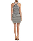 Trina Alicina Stripe Knit Sleeveless Dress Blackwhite Wash 8