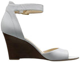 Nine West Farlee Leather Dress Sandal White 65 M Us