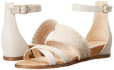Nine West Vernell Leather Wedge Sandal Off White 95 M Us