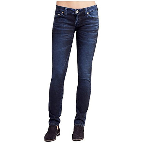 Skinny Washed Coated Jeans In Wildest Dream Indigo 28