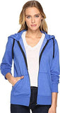 Solid Icon Zip Fleece Heather Racer Blue Sweatshirt