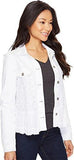 Scully Lily Denim And Lace Lightweight Favorite Little Jacket White Outerwear