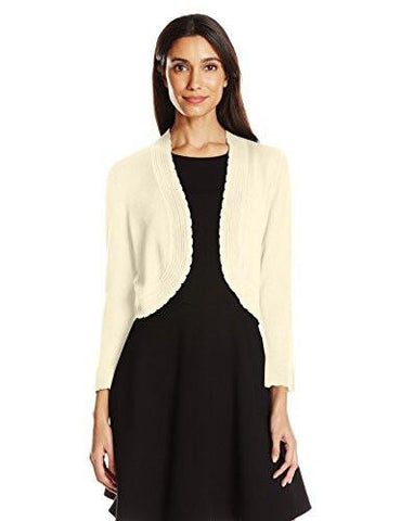 Jessica Howard Separate Bolero Shrug, Natural, L