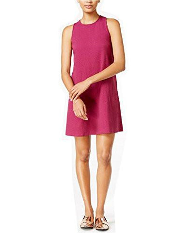 Maison Jules Sleeveless Shift Dress Medium, Cherry Plum