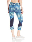 Active Crop Pant Print Mesh Contrast, Future Retro, Small