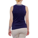 Keyhole Neck Tank Top Regular Rayon Us M Blue Tank Top