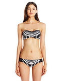 Algiers Molded Cup Bandeau Bikini Top Black 6