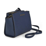 Michael Michael Kors Selma Medium Messenger Navy One Size