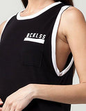 Young & Reckless Simple Lane Muscle Tee, Black, Medium